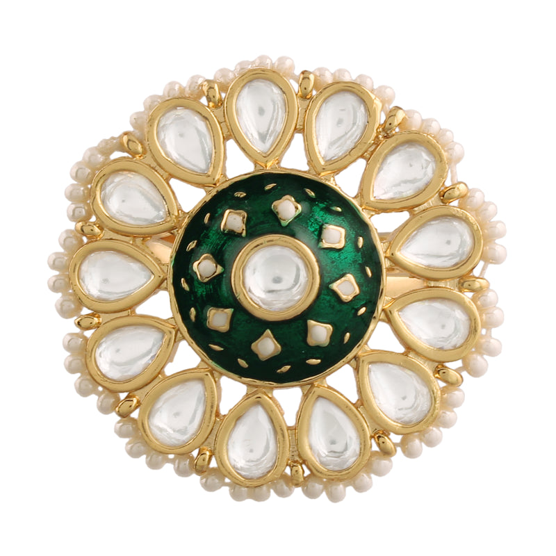 MEHAK Green ring