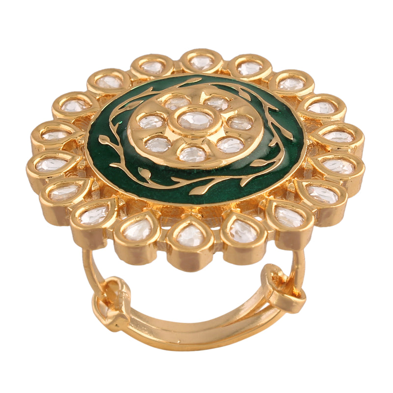 PALAASH Green ring