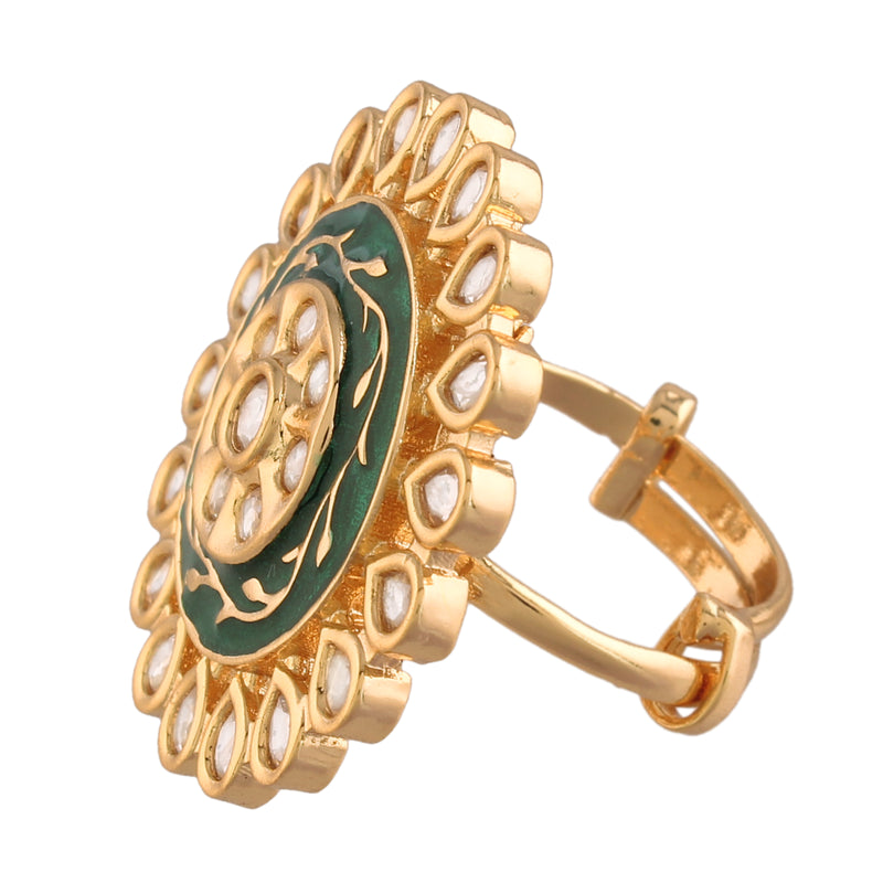 PALAASH Green ring