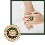 PALAASH Green ring