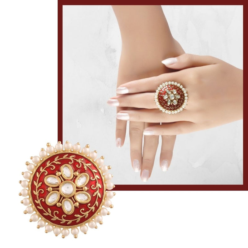 Anam Red Earrings