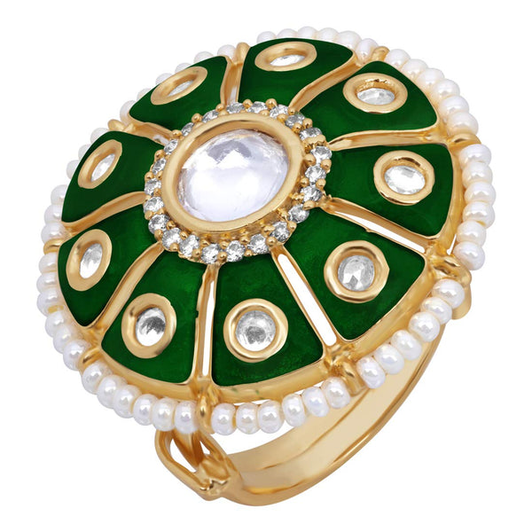 MANDALAM Green ring