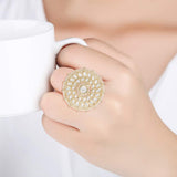 Miloni White Ring