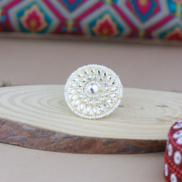Miloni White Ring