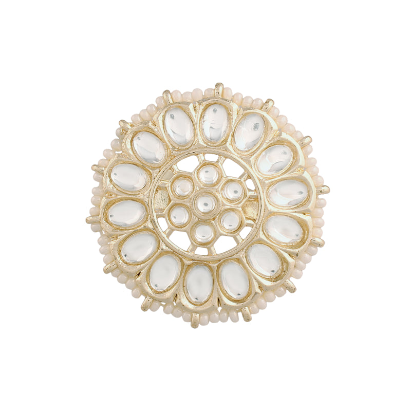 Gunjan White Rings