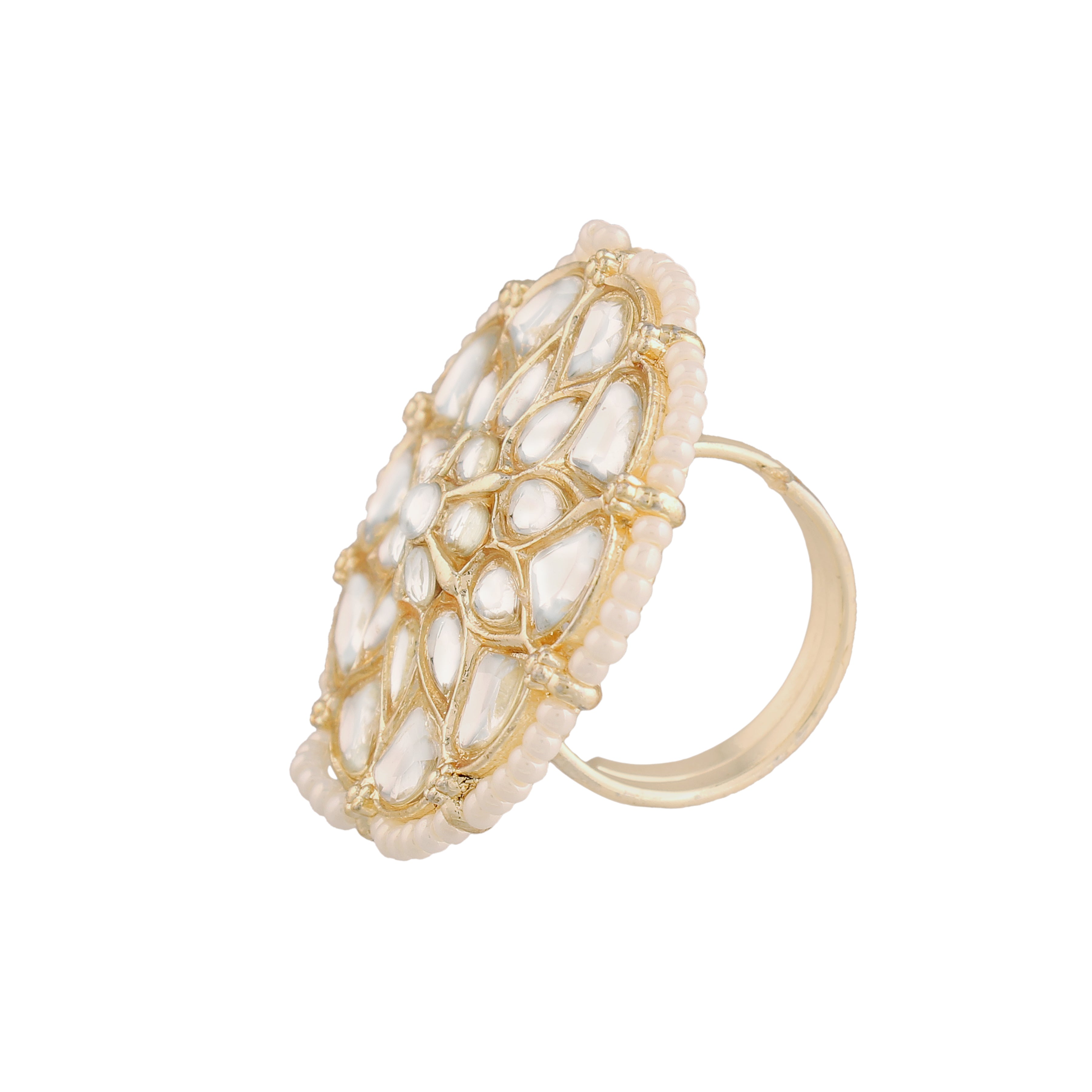 Isvari White Ring