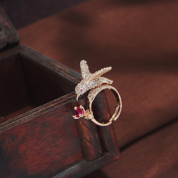 Pearly Bird Ring