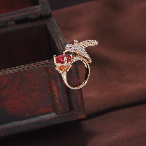 Pearly Bird Ring