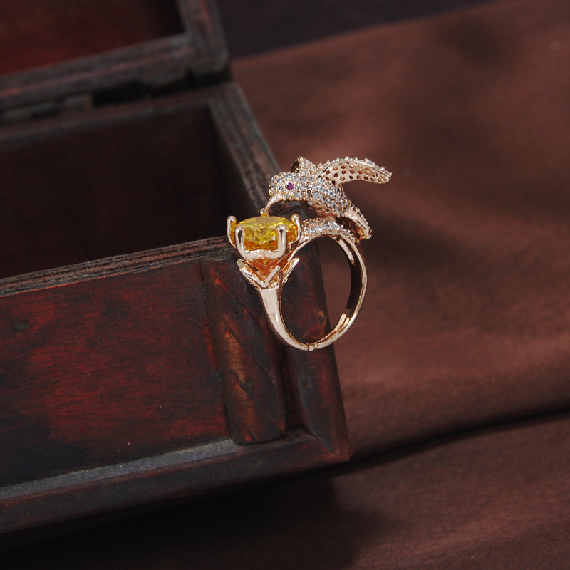 Pearly Bird Ring