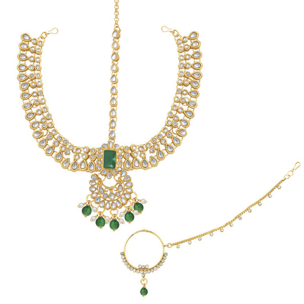 Mannat Green Jewellery Set