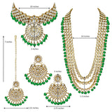 Yukkti Green Necklace Set