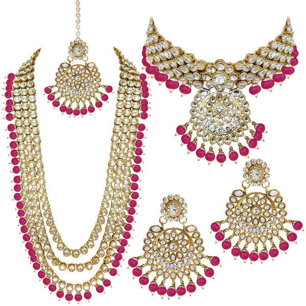 Yukkti Ruby Necklace Set