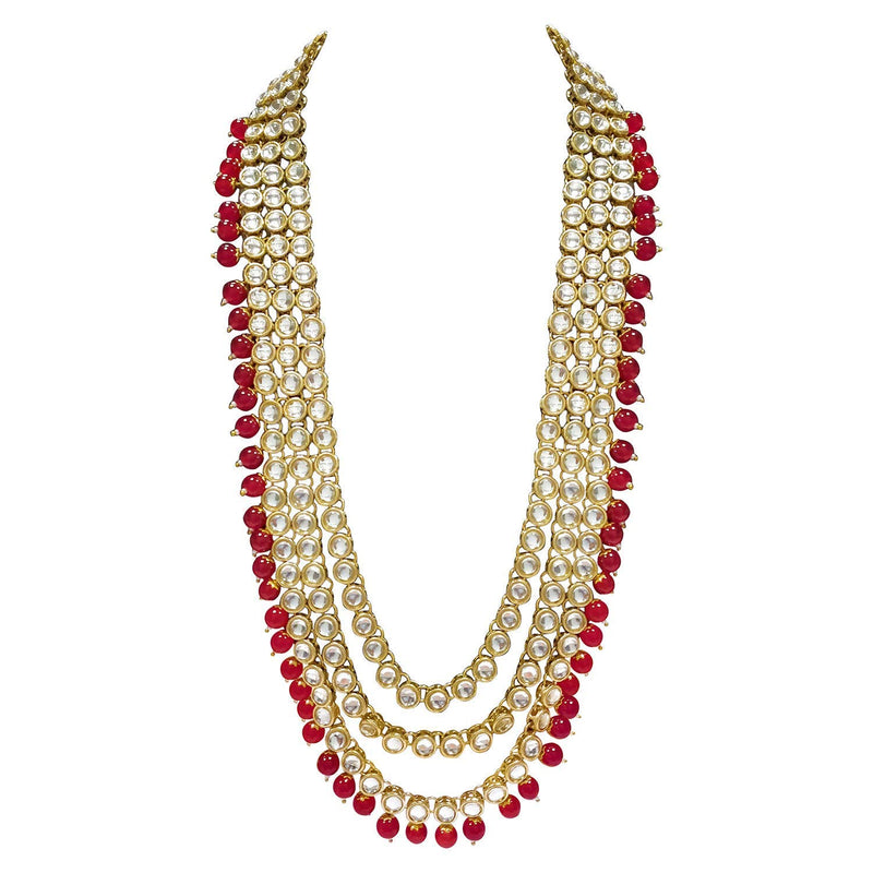 Yukkti Red Necklace Set