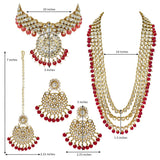 Yukkti Red Necklace Set