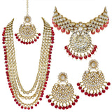 Yukkti Red Necklace Set