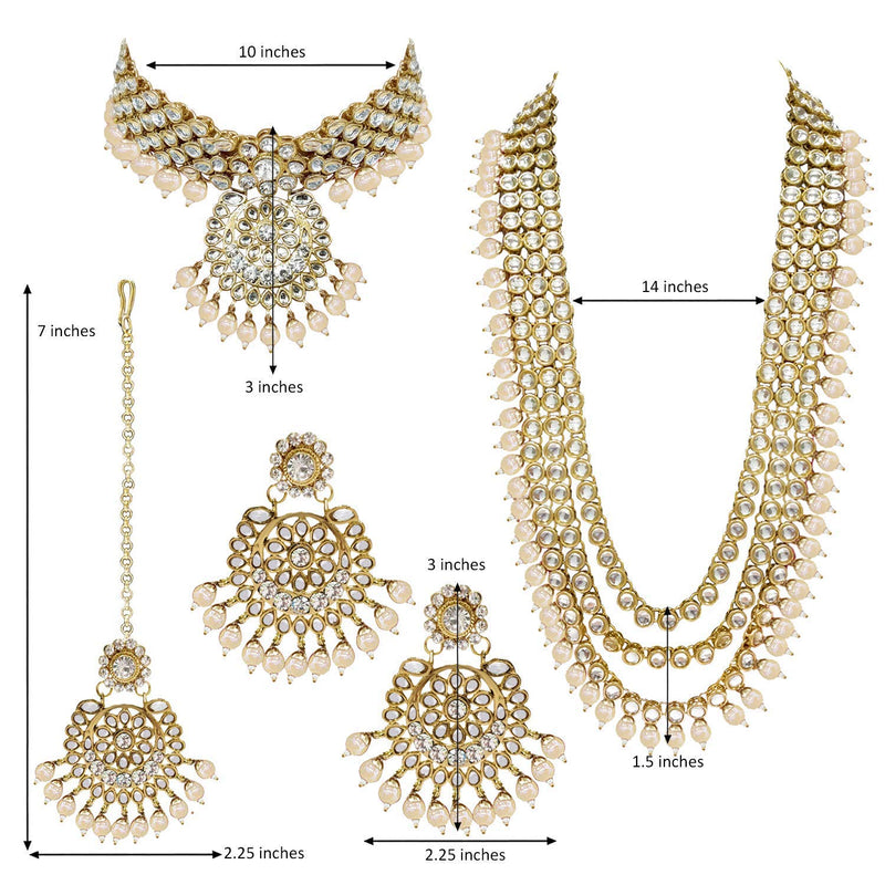 Yukkti White Necklace Set