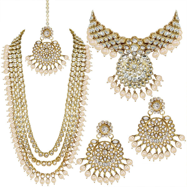 Yukkti White Necklace Set