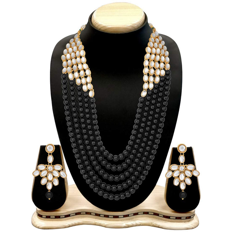 Darshini Black Necklace Set
