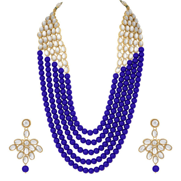 kundan pearls jewellery set 