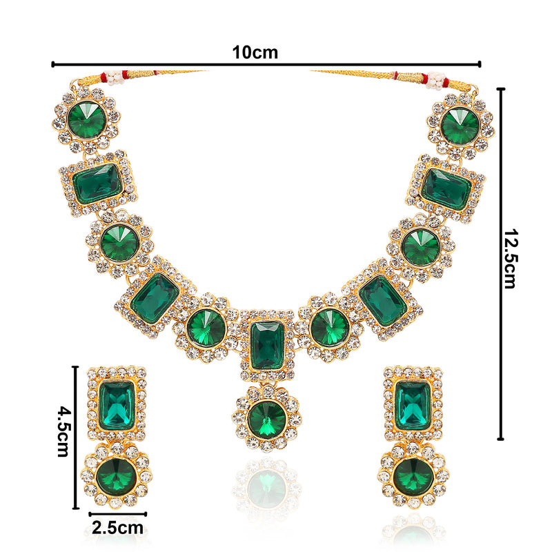 Tanushree Green Necklace Set