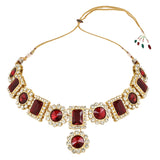 Tanushree Maroon Necklace Set
