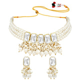 Mrunal White Choker Set