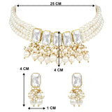 Mrunal White Choker Set