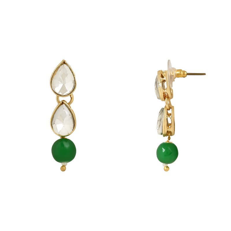 Darpan Green Necklace Set