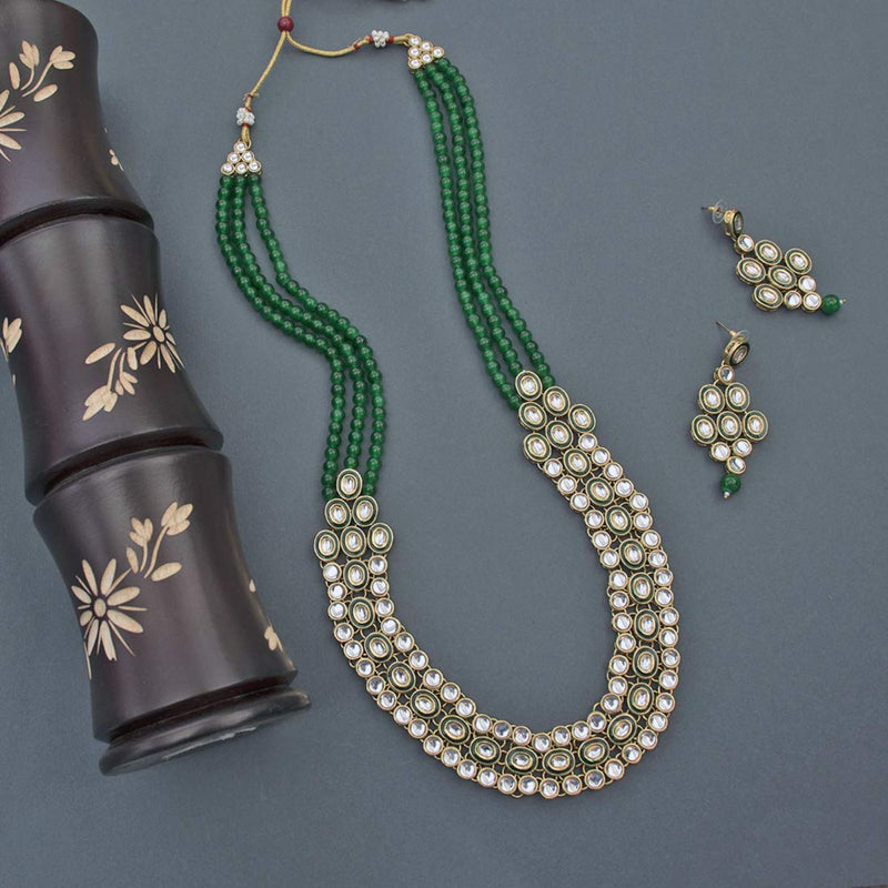 Nurvi Green Necklace Set