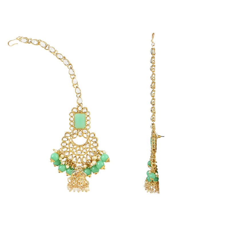 Anshika Mint Choker Set
