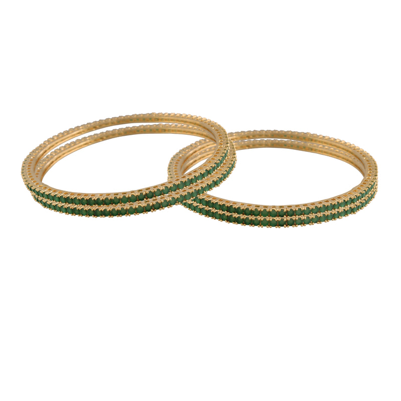 Brinda Green Bangles