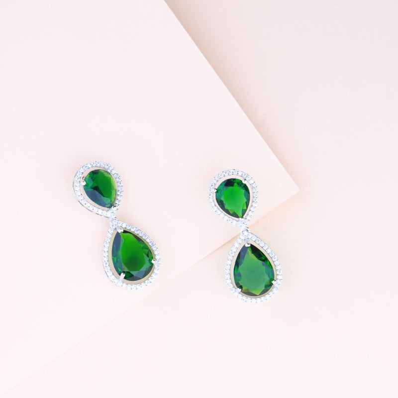 Rozy Green Earrings