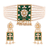 Shailaja Green Choker Set
