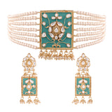 Shailaja Turquoise Choker Set