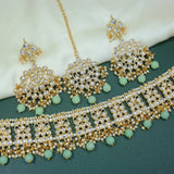 Vidya Mint Choker Set