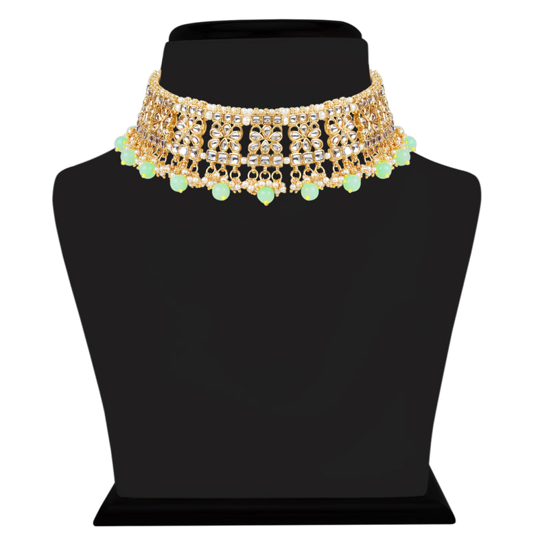 Vidya Mint Choker Set