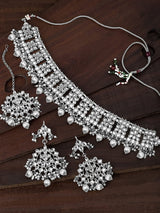 Vidya Rhodium Choker Set