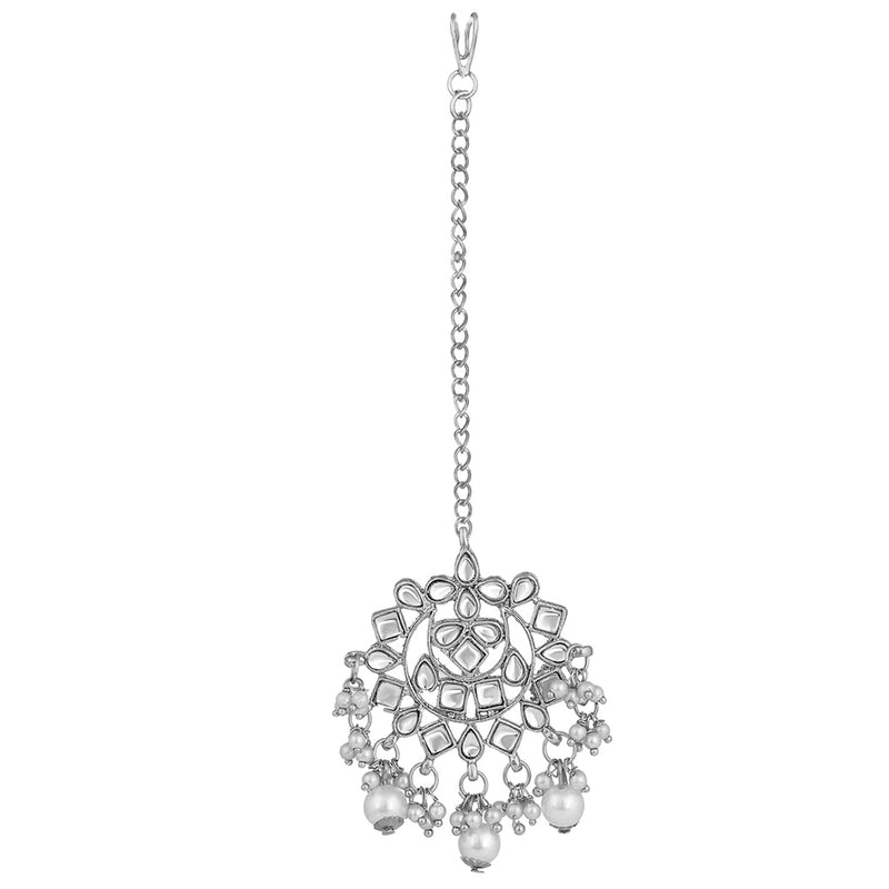 Vidya Rhodium Choker Set