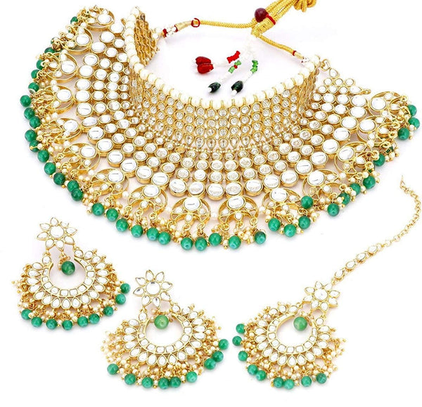 Kashmira Green Choker Set