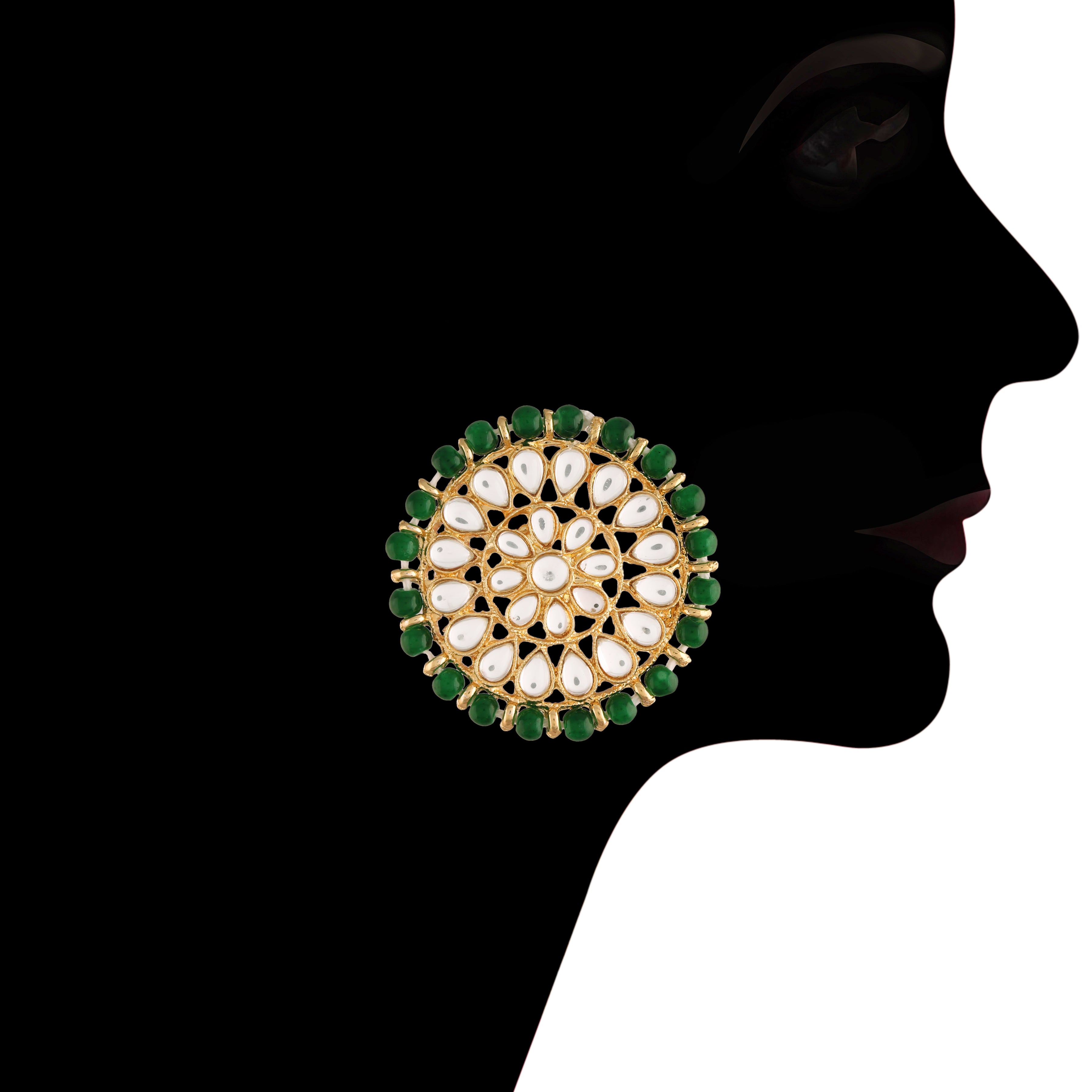 Nivedita Green Choker Set