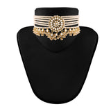 Nivedita White Choker Set