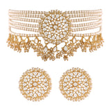 Nivedita White Choker Set