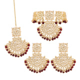 Nitara Maroon Choker Set
