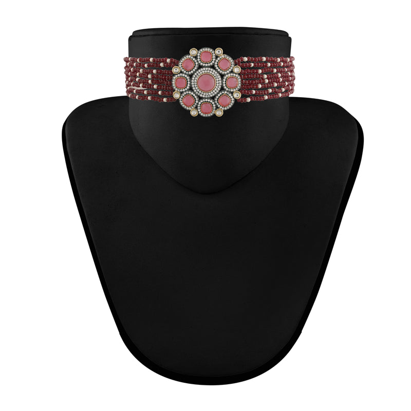 'ANAISHA' Ruby Choker set