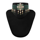 'ALAYA' Green Choker Set