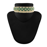 'NATASHA' Green Necklace Set