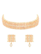 Adishri peach necklace set