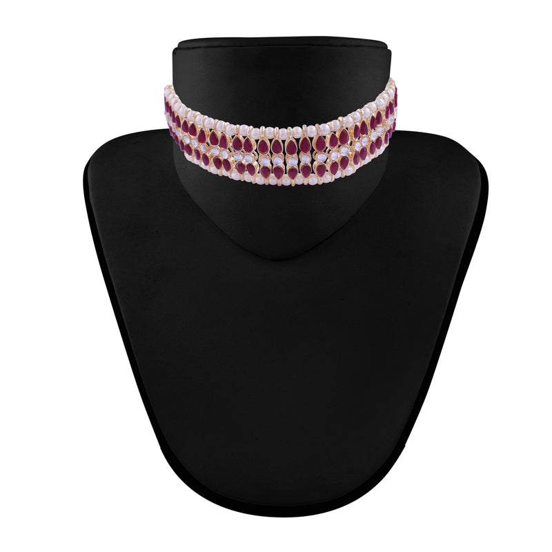 Adishri Pink necklace set .