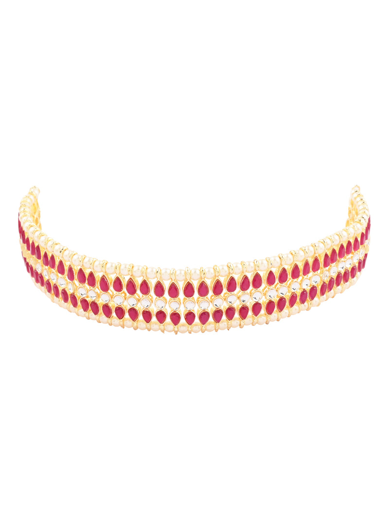 Adishri Pink necklace set .