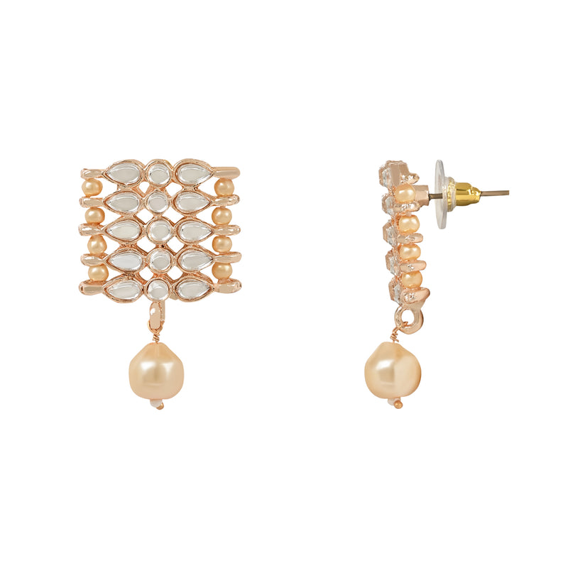 'ADISHRI' Rosegold Necklace Set